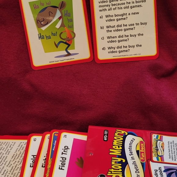SUPER DUPER Auditory Memory Cards - Picture 8 of 8